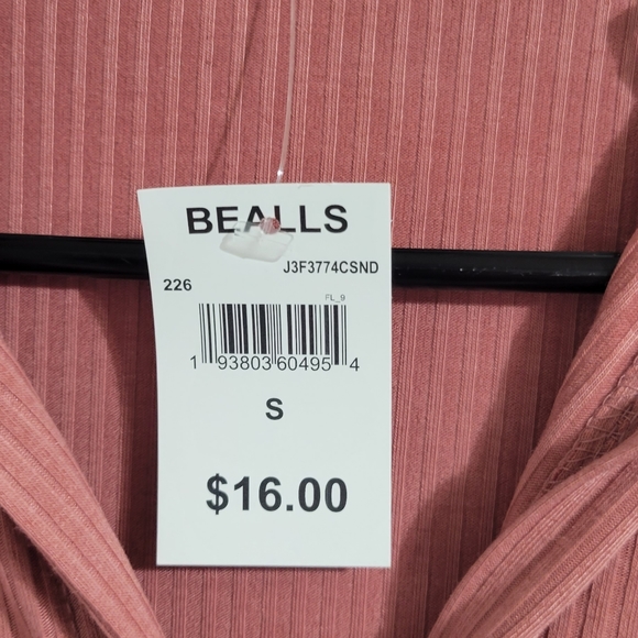 JOLIE AND JOY Juniors Long Sleeved Button Up Dress Color Mauve Size Small - Picture 3 of 3